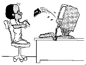 computador respondendo