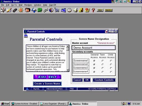 AOL Screen Shot