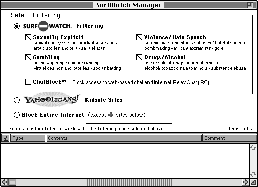 SurfWatch Screen Shot